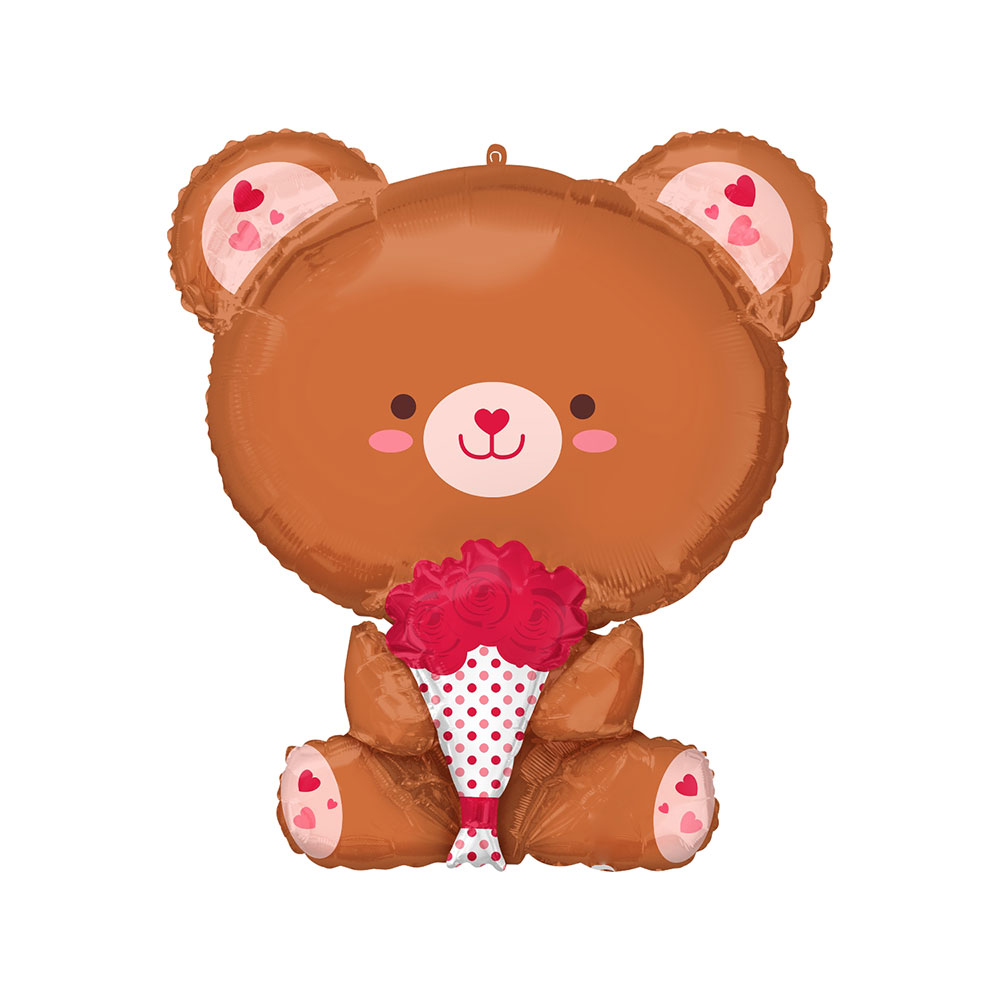 Balonski šopek Medvedek ljubezni