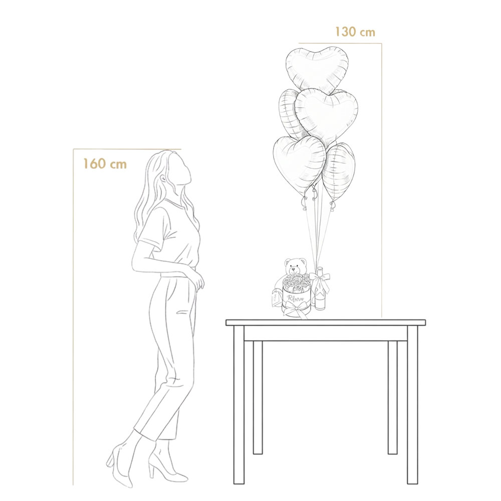 Balonski šopek Kraljevska romanca