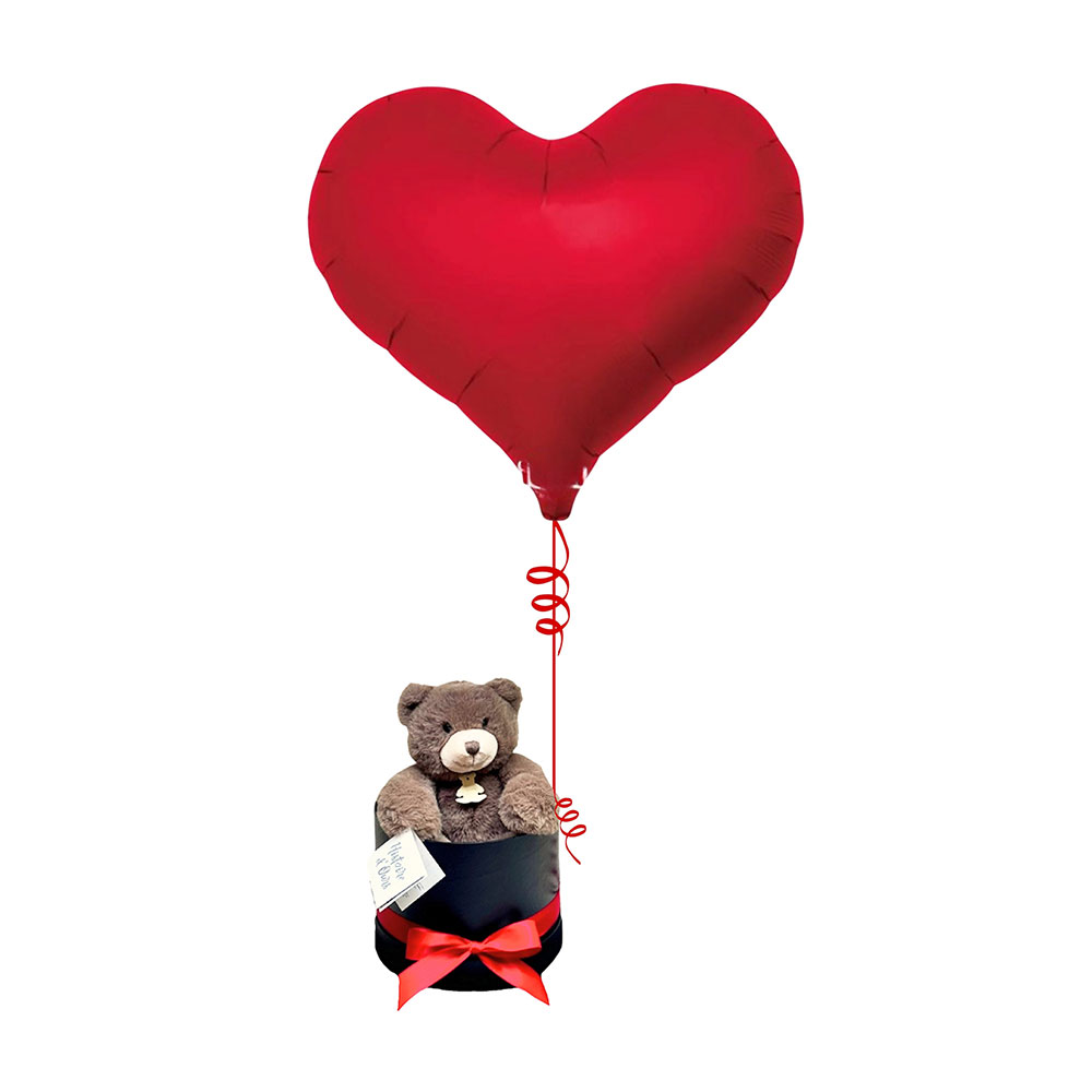 Balonski šopek Srce na dlani